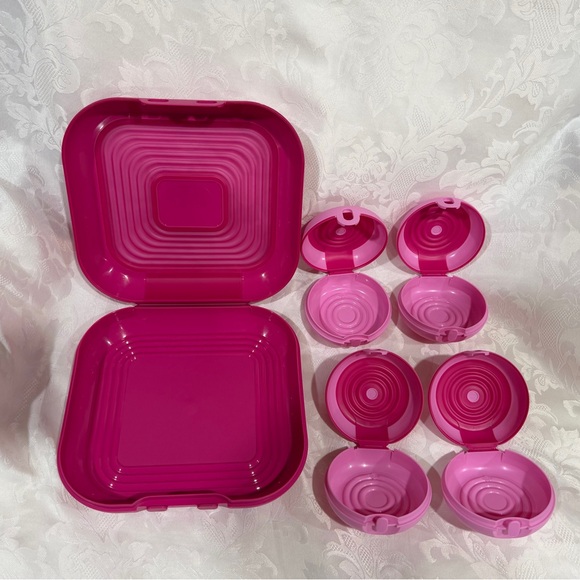 NEW (NIP) Tupperware Pink Stuffables Accessory Organizer (Jewelry not included) - Picture 6 of 12